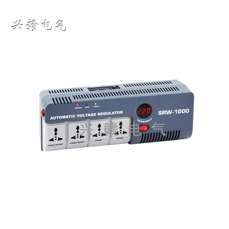 廠家直銷220V家用穩(wěn)壓器全自動電腦音響1KW穩(wěn)壓器1000W防雷穩(wěn)壓器