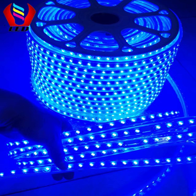 科鴻超高亮SMD5050貼片LED燈帶 220V高壓防水軟燈條5630 廠家直銷