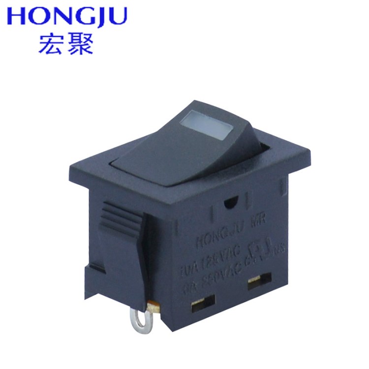 HONGJU翹板開關(guān)MR-1系列 小防水大電流15*21電源船型開關(guān) 3c