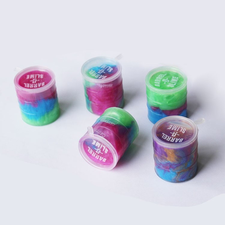 地攤熱賣七彩油桶沙皮膠玩具 搞笑整蠱搞怪小孩成人玩具禮物批發