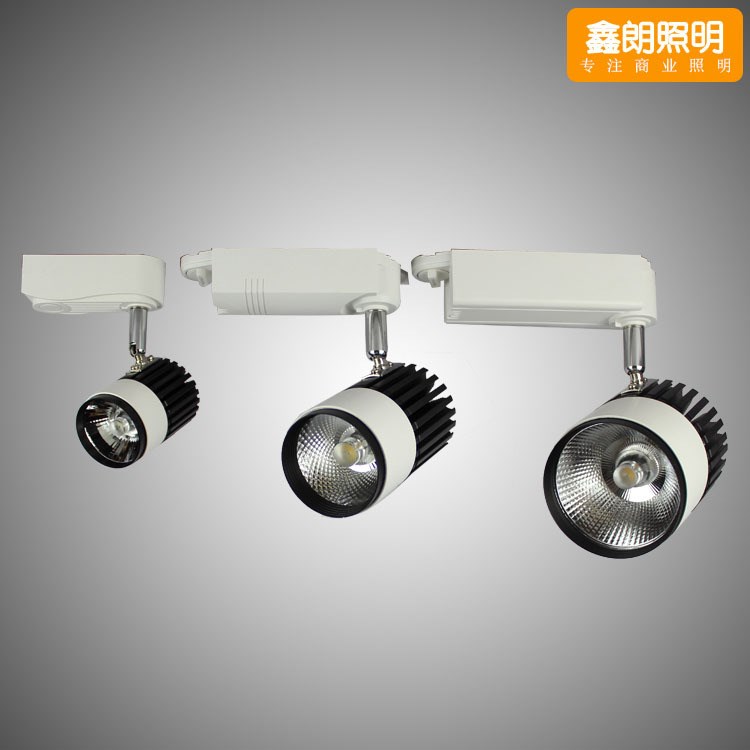 廠家供應(yīng)LED10W20W30W導(dǎo)光柱軌道射燈服裝店鋪導(dǎo)軌燈櫥窗射燈