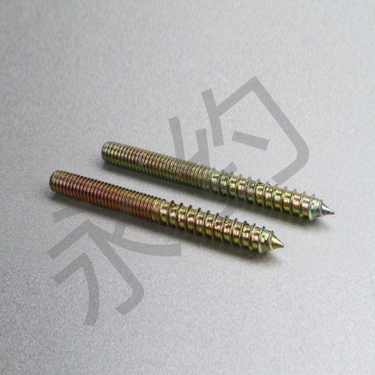 雙頭牙 單尖機絲螺桿 單尖自攻螺桿 樓梯螺絲 抓手螺桿M4-M10