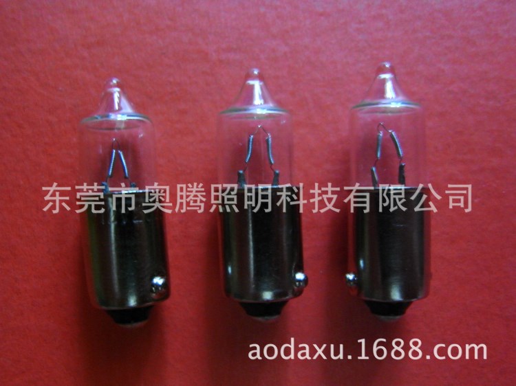 供應BA9S卡口12V23W鹵素燈泡，P13.5S鹵鎢燈泡 汽車轉向燈燈泡廠