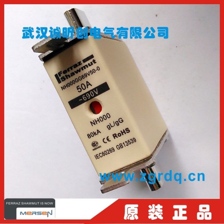 法國羅蘭法雷ferraz shawmut熔斷器NH000GG69V50 690V 50A