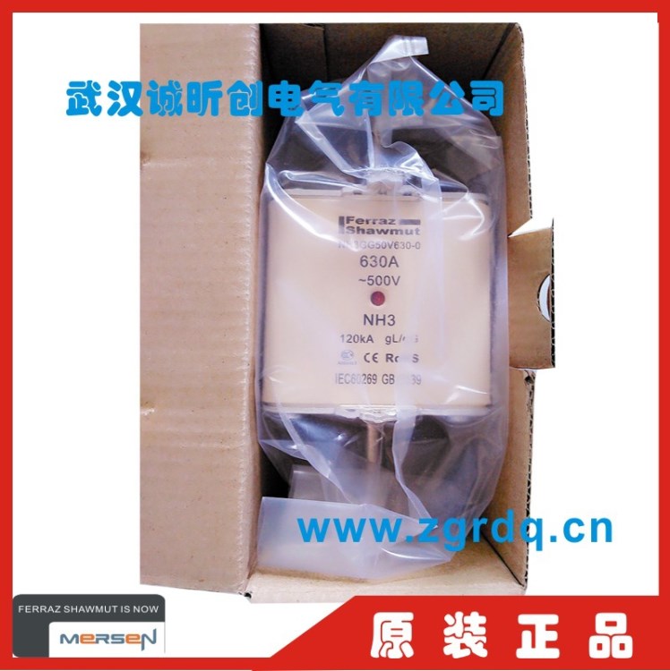 法國羅蘭ferraz shawmut熔斷器NH3GG50V630-1 500V 630A法雷保險