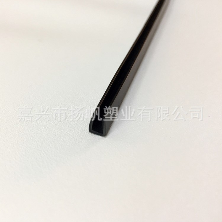 供應 QT004 U形小嵌條 異型擠出型材 PVC高分子擠出型材