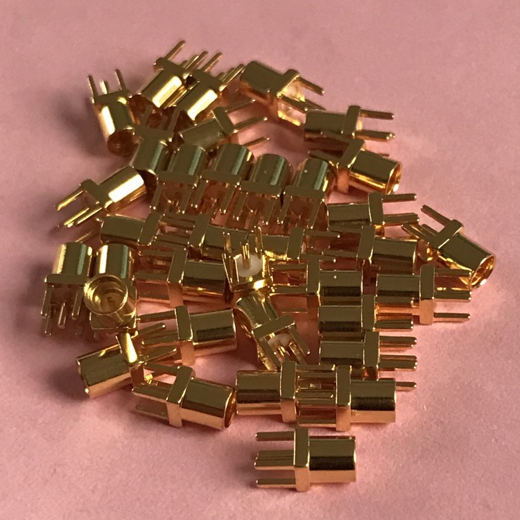 廠家直銷MMCX-KE四腳PCB安裝射頻同軸連接器性 電氣性能穩(wěn)定