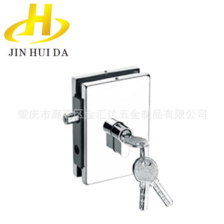移門玻璃門鎖 酒不銹鋼玻璃門夾方形小鎖夾 門控五金KM-28