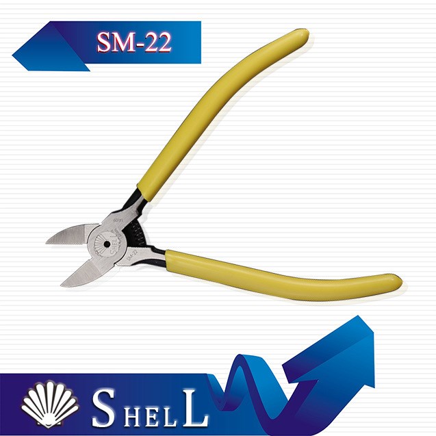 日本貝印剪鉗 SM-22水口鉗 SHELL塑膠水口鉗 162MM 原裝日本剪鉗