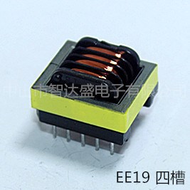 EE19臥式四槽高壓電蚊拍高頻變壓器