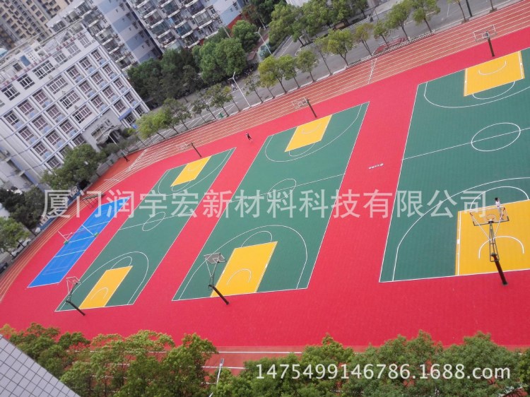 潤(rùn)宇宏供應(yīng)三明懸浮式拼裝地板報(bào)價(jià)莆田寧德戶外拼裝籃球場(chǎng)施工