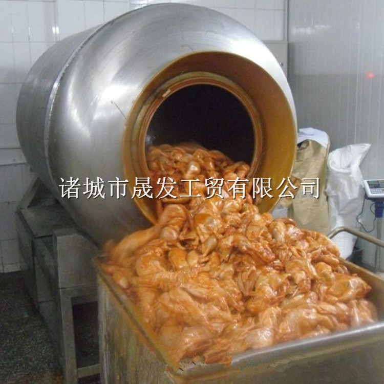 小型腌牛肉真空滾揉機(jī) 肉食真空滾揉機(jī)廠家直銷 諸城食品滾揉機(jī)