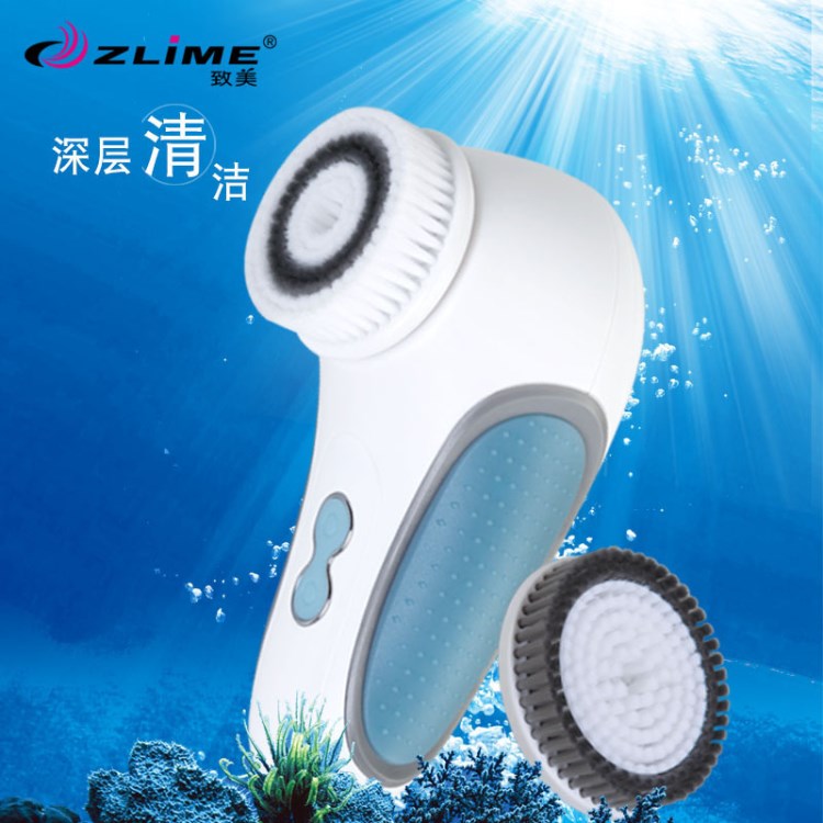 致美充電款潔面潔膚儀 跨境超聲波振動美白臉部洗臉?biāo)x批發(fā)