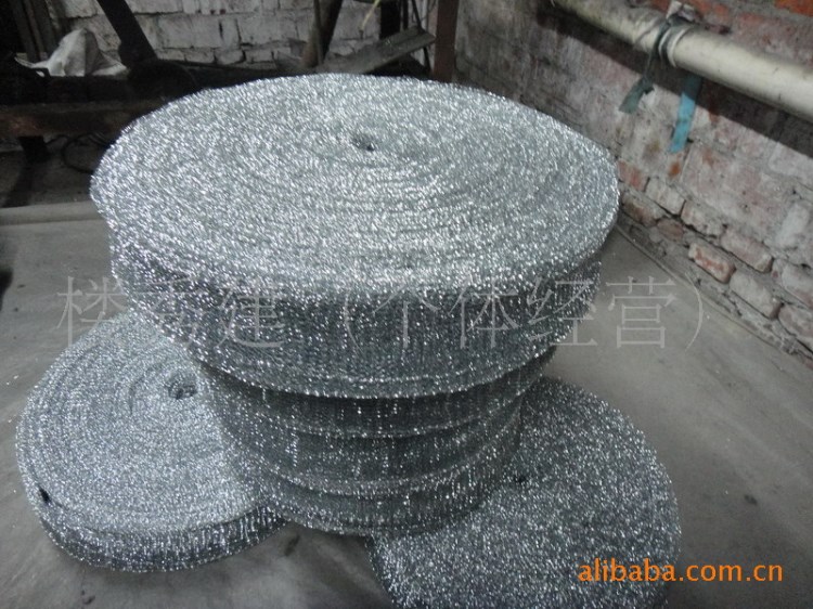 廠家直銷(xiāo)高品質(zhì)網(wǎng)狀編織鋼絲球盤(pán)【半成品】鋼絲球，地?cái)傌?
                                                         style=