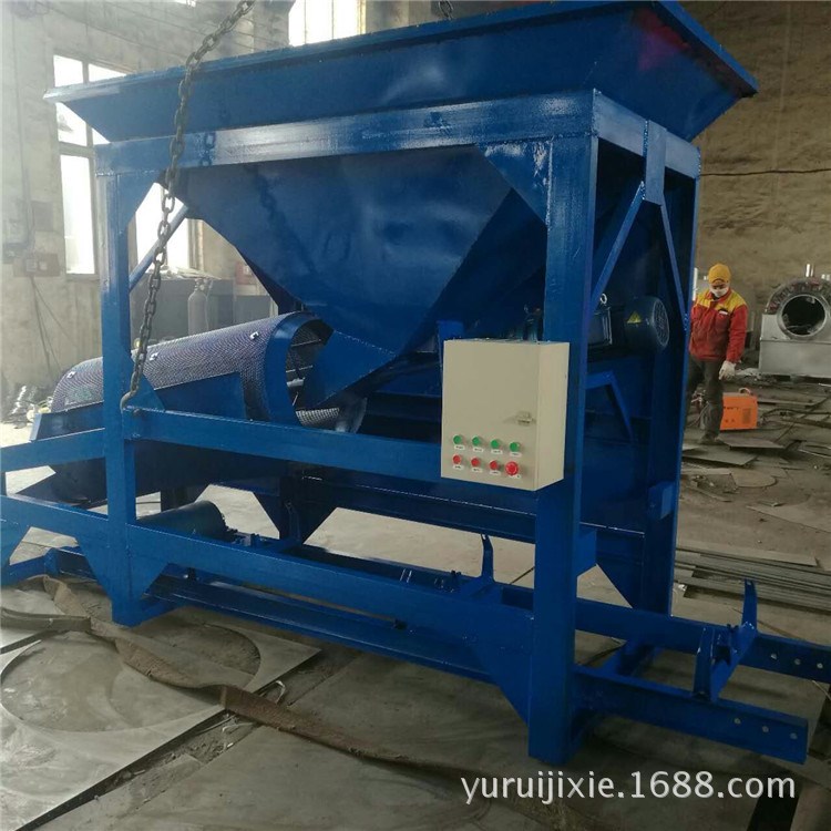 沙子石料煤篩分設(shè)備 滾筒篩沙機(jī) 煤礦用圓筒篩 旱地篩沙船