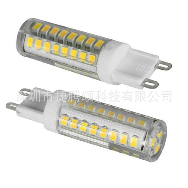 G9 led 51燈 7W 220V 2835燈珠 陶瓷水晶燈珠 小插泡