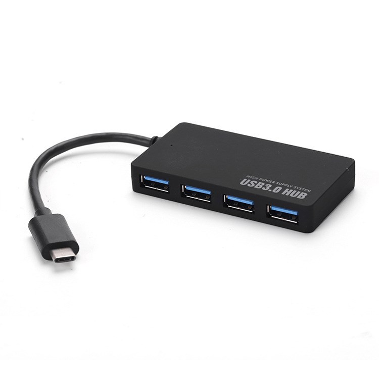 廠家直銷 USB 3.1 轉(zhuǎn)四口3.0 HUB集線器 USB分線器 一拖四擴展器