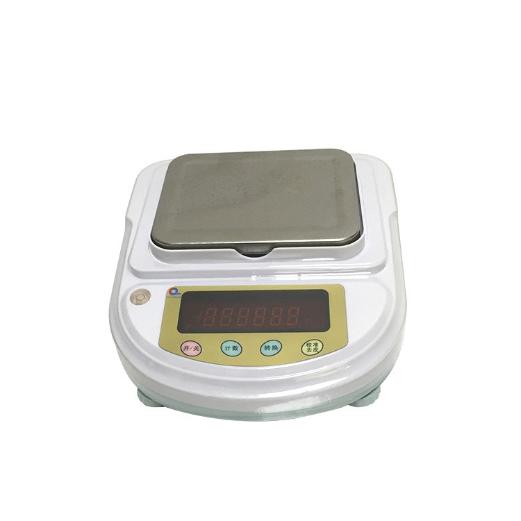 上海浦春JX2002電子天平2000g/0.01g小巧精密儀器 帶蓄電池廚房秤