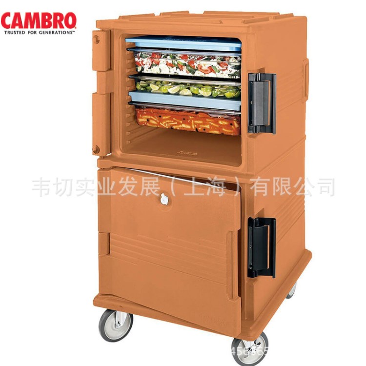 CAMBRO 凱姆保溫車(咖啡米色) 食品保溫餐車UPC1600-157 現(xiàn)貨