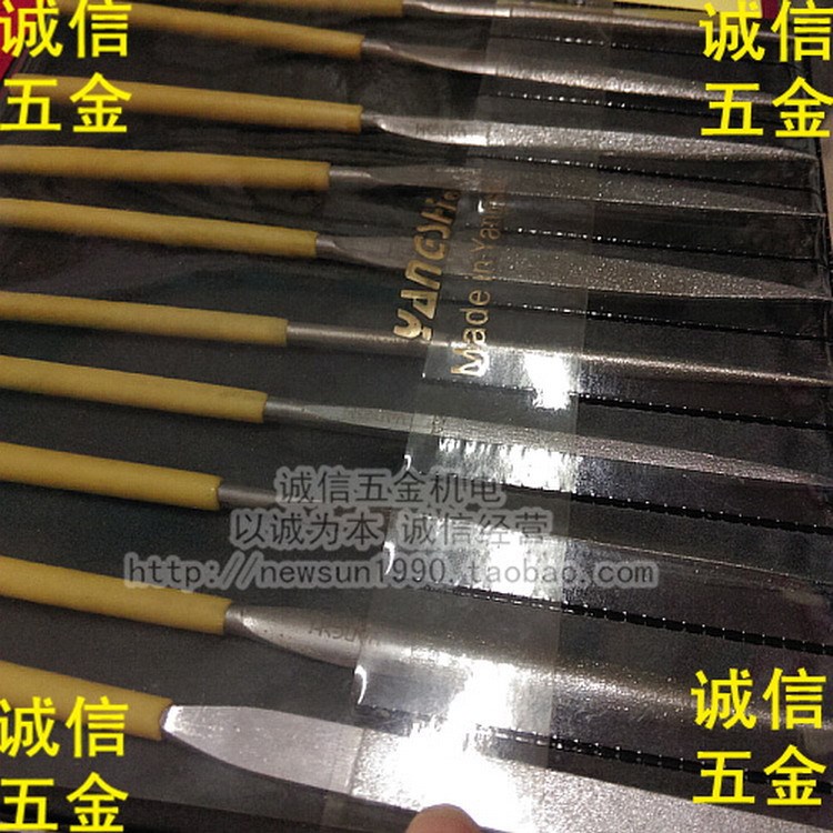精品楊氏銼刀 3*140mm 金剛石銼刀 什錦銼刀 扁銼 三角 半圓 圓銼