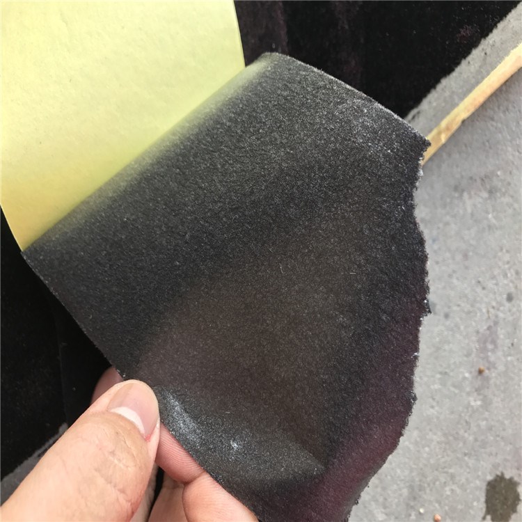 黑色粘膠毛植絨布不干膠 免費(fèi)切割各種規(guī)格 廠家直銷 批發(fā)價(jià)格