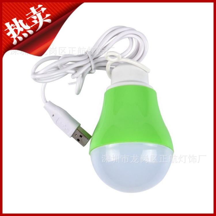 led 5V低壓球泡燈 5WUSB接口電腦充電寶低壓燈泡地?cái)傄故新稜I(yíng)燈泡