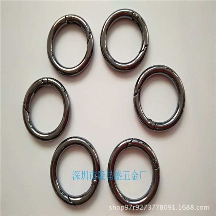 金屬扣子圓形環(huán)開(kāi)口圈環(huán)扣環(huán)圓扣鏈接紐扣彈簧圈包包掛件配件五金