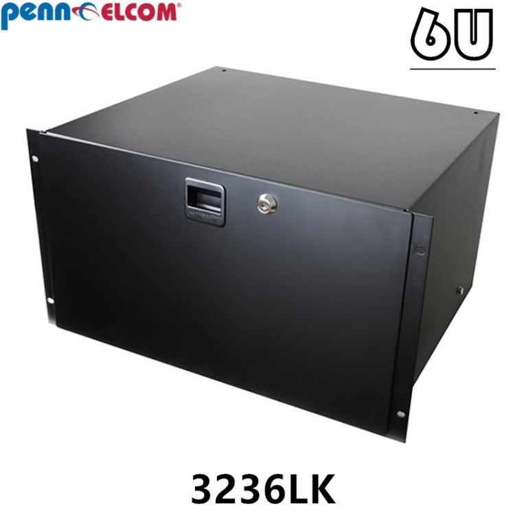 Penn Elcom19英寸機(jī)柜抽屜6U帶鎖抽屜鋼制噴涂工藝廠家直銷