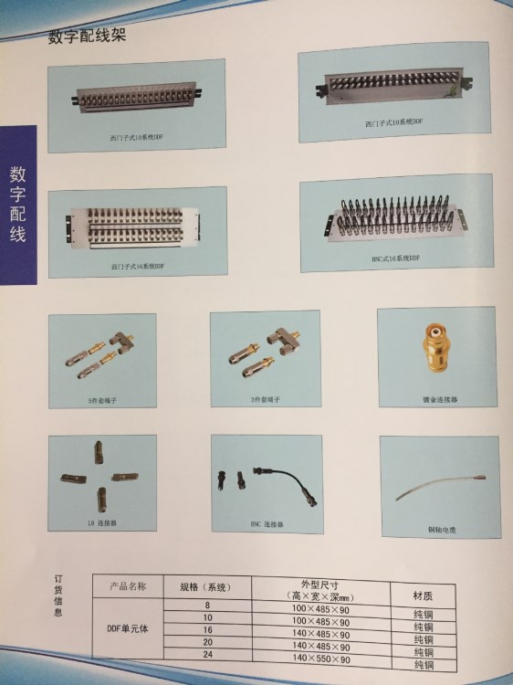 75欧数字配线架