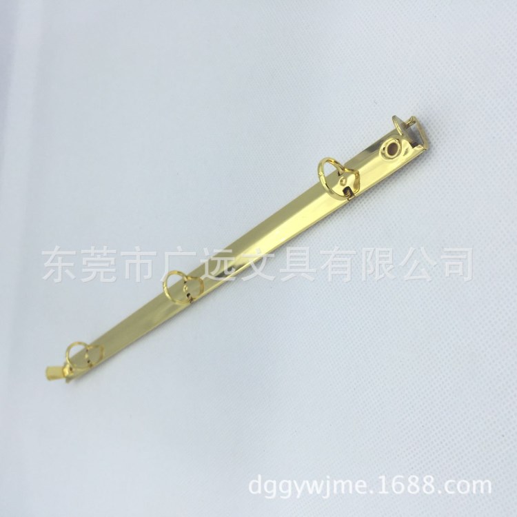 夾子廠  285MM金色6孔夾/五金文具夾子 高品質(zhì)鐵夾子