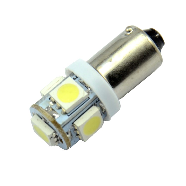 亞馬遜 汽車led燈 BA9S 5050 5SMD LED車燈 牌照燈 閱讀燈儀