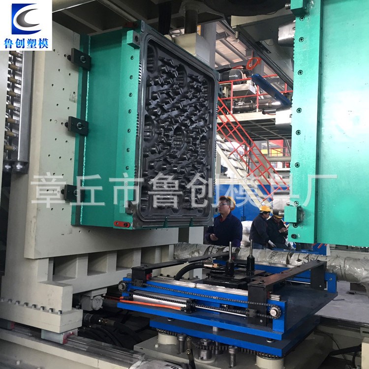 塑料九角托盤中空吹塑模具  塑料模具設計   三維設計 開模加工