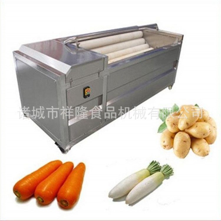 毛輥清洗去皮機(jī)XL廠家直銷馬鈴薯水浴毛輥清洗去皮一體機(jī)設(shè)備