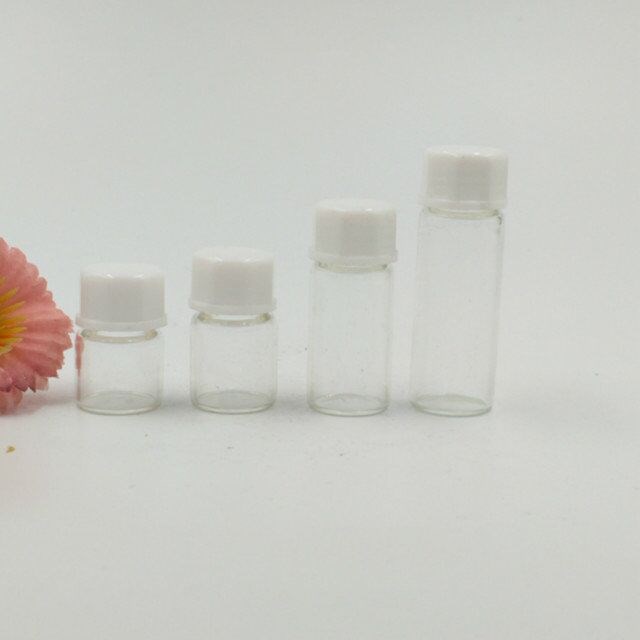 批發(fā)化妝品小樣瓶 1ml 2ml 3ml 5ml 水乳玻璃瓶 精油瓶空瓶子