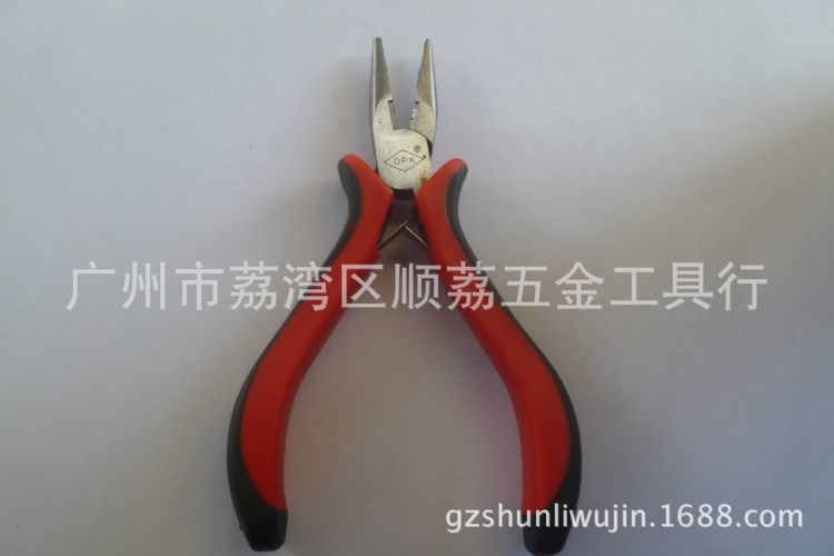 不銹鋼多功能尖嘴鉗 diy手工飾品尖頭鉗無牙無齒手工鉗子批發(fā)