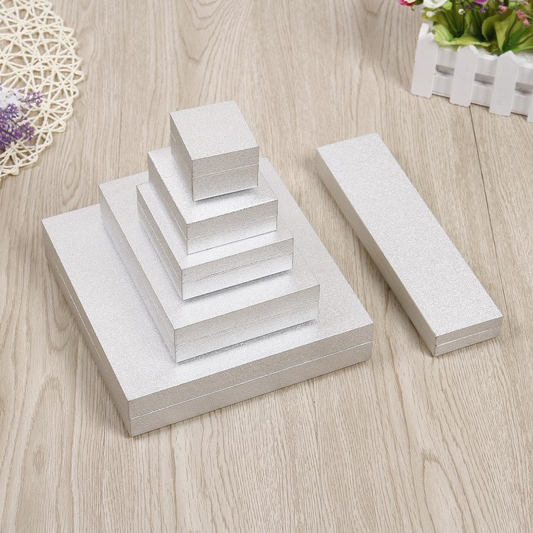 磨砂纸塑胶套装盒项链耳环戒指盒 饰饰品盒包装盒定制印刷l