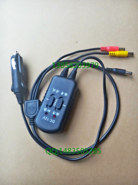 寧波廠家直銷  DC12Ｖ　24Ｖ汽車坐墊1拖3溫控加熱點煙器開關