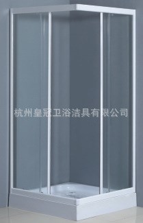 浙江皇冠卫浴品牌供应定制高品质简易淋浴房(HG-8640)，提供OEM