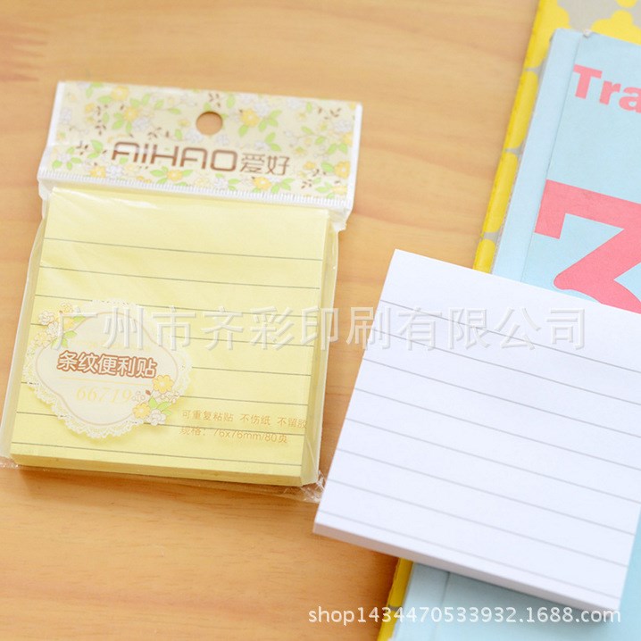 廠家定制學(xué)校宣傳廣告彩色斜面便利紙磚 創(chuàng)意時(shí)尚多功能便利貼