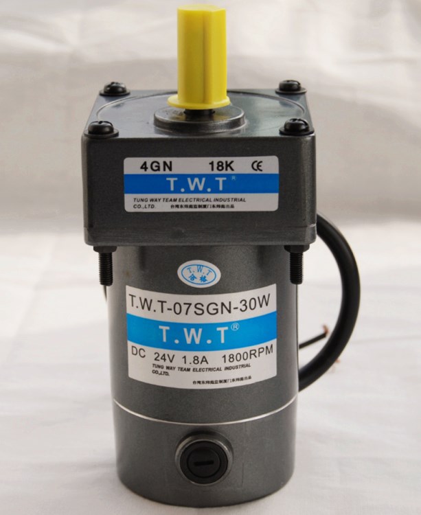 TWT東煒庭品牌06SGN-20W-24V-1800RPM/3GN60K直流24V齒輪減速電機