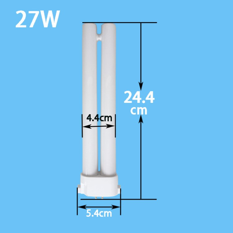 供應(yīng)PL-18W27WH型護(hù)眼燈管，方四針臺(tái)燈燈管廠家直銷