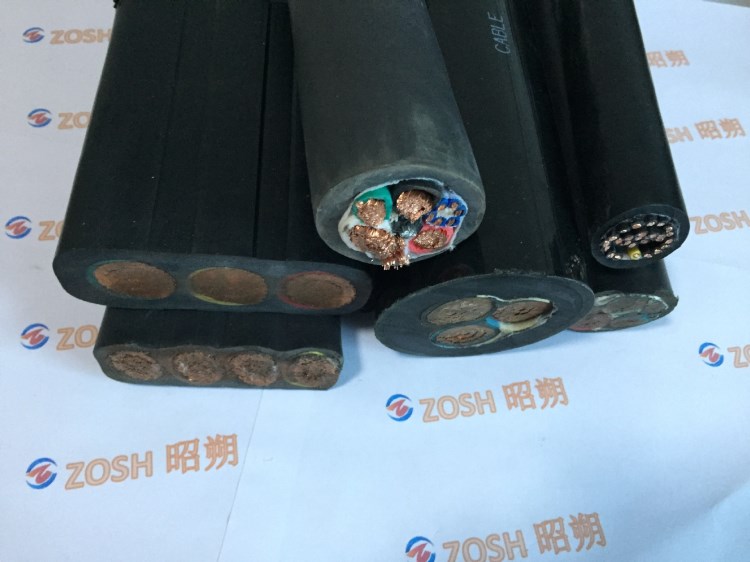 起重機(jī)行車電纜線,吊車天車扁電纜報價,C型鋼軌及扁電纜線