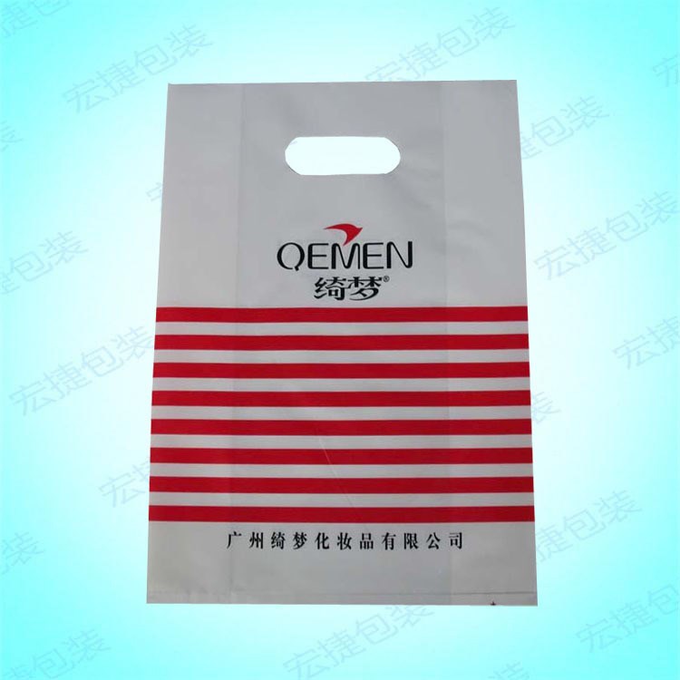深圳膠袋廠家定做 po塑料服裝袋 手挽膠袋 塑料沖孔袋 po手提袋