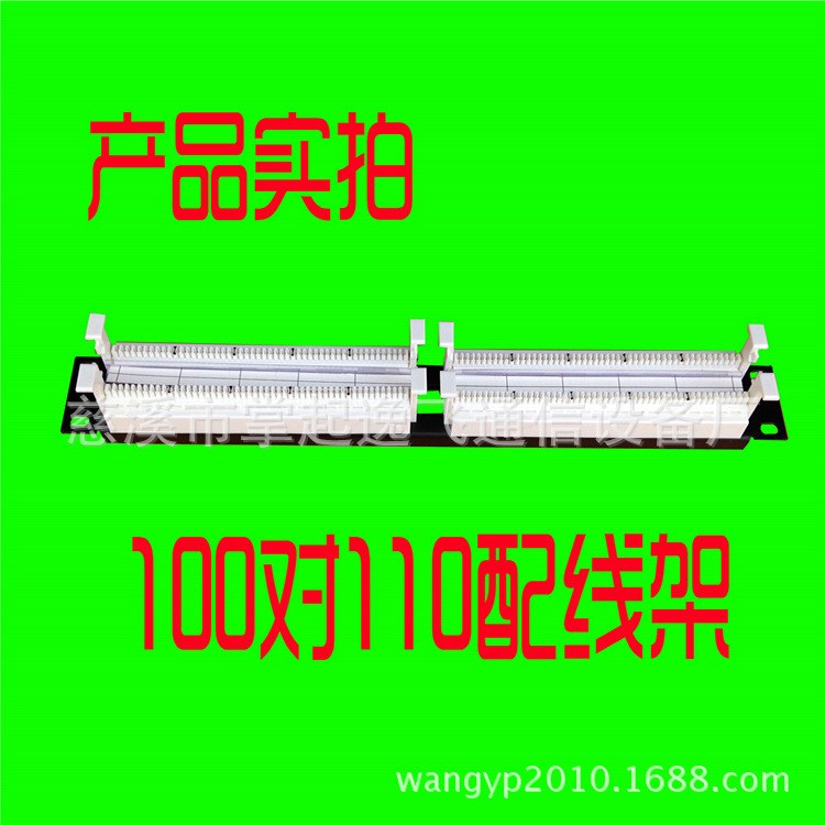 100對110型網(wǎng)絡(luò)電話語音通用配線架1U 19英寸跳線架廠家直銷