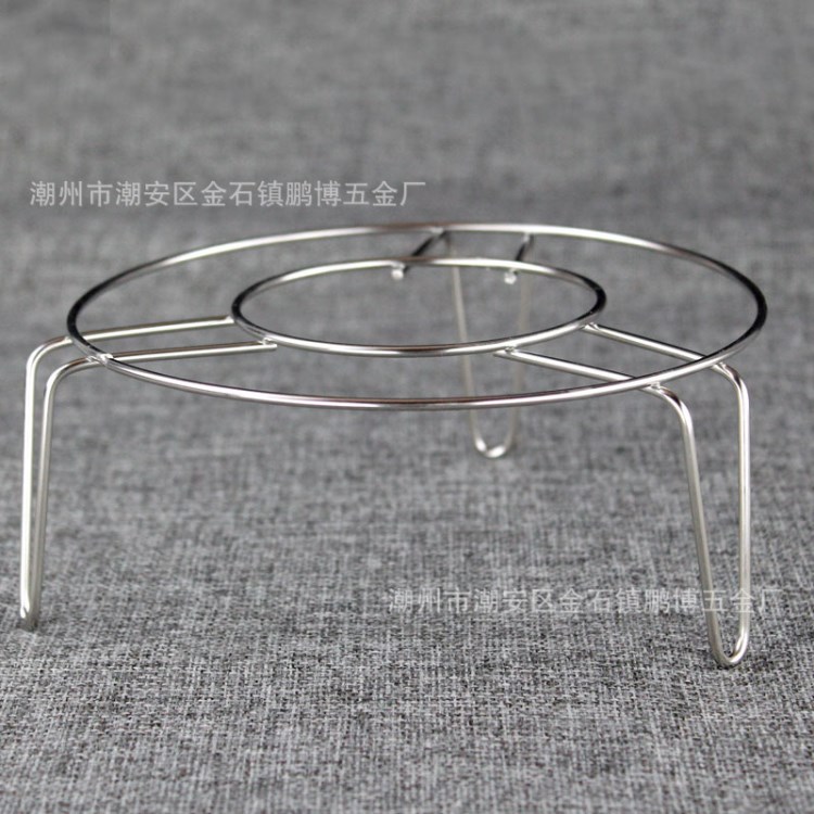 無磁不銹鋼蒸架 三腳架炊具多用 架家用廚房小配件蒸鍋架