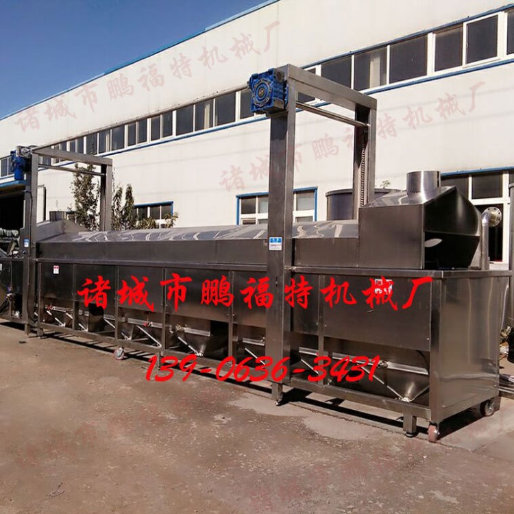 徐州豆泡油炸機 高低溫加熱油炸機器設備 鵬福特肉皮油炸鍋