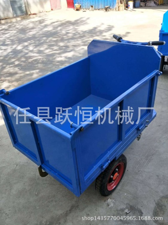 工地手推車電動(dòng)小推車工地搬運(yùn)工具 三開門平板車 運(yùn)貨電動(dòng)小推車