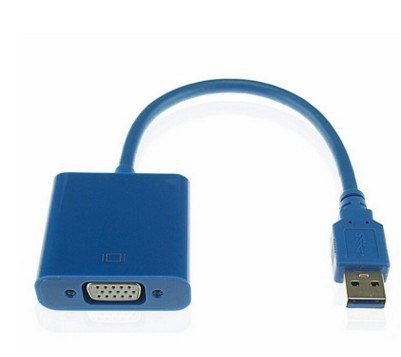 厂家批发 usb3.0 to vga usb转vga转接线 usb vga 笔记本外置显卡