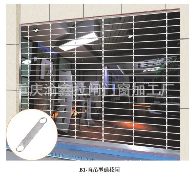 批發不銹鋼網狀門可以用于車庫門面通風好防盜強，拉閘門，伸縮門