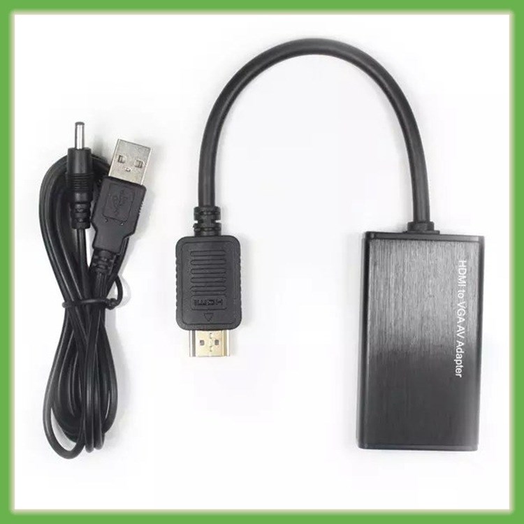 廠家hdmi to vga AV Adapter帶音頻充電轉(zhuǎn)接線 高清視頻轉(zhuǎn)接器